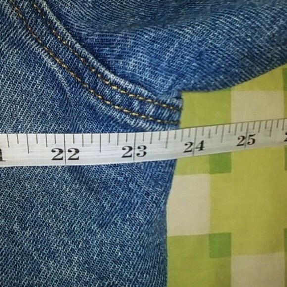 Levi's Jacket Women's Blue Denim Long Sleeves Pockets Buttons Size XL - Picture 6 of 8